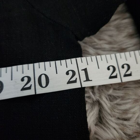 PPLA Clothing Open Front Fringe Hem Black Kimono Cardigan Women's Size Medium - Picture 8 of 10